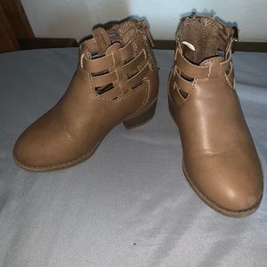 American Eagle toddler Ankle Boots - brown, size 7